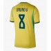 Brasil Bruno Guimaraes #8 Hjemmedrakt VM 2026 Korte ermer Brasil Bruno Guimaraes #8 Hjemmedrakt VM 2026 Korte ermer